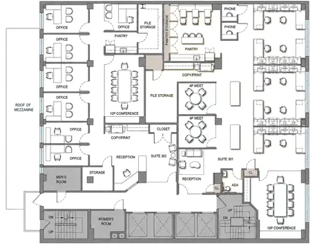 Suites 301 & 302 Test Fit preview